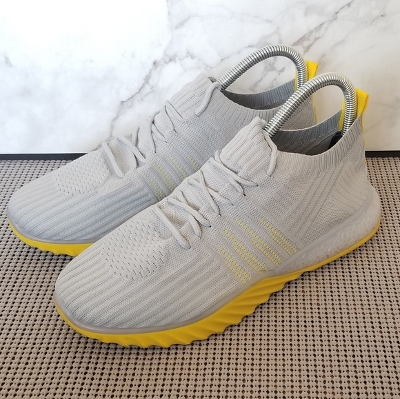 Danskin Positive Vegan Low Women Gray Yellow Running Athletic Sneakers Size 8.5 - Picture 4 of 9